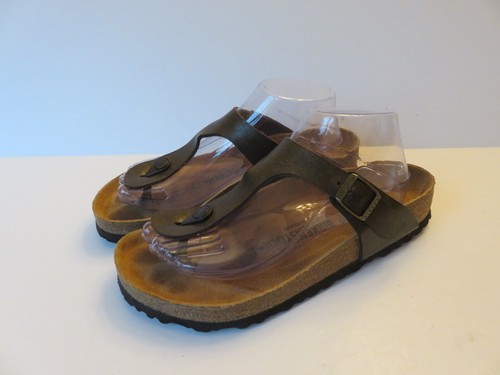 Birkenstock Damen Gizeh BS T-Riemen Größe 39 L8/M6 Metallic Bronze EUC - Bild 2 von 13