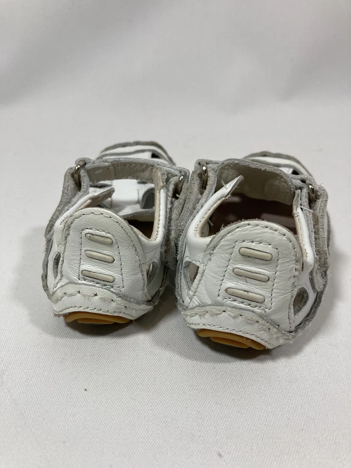 Stride Rite Blanco Pescador Bebé Niña Sandalia Talla 7 Movimiento Natural Foto 4 de 4