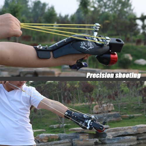 Bow Fishing Slingshot Bowfishing Reel Slingbow Catapult Archery Arrow Sling Shot - Picture 7 of 12