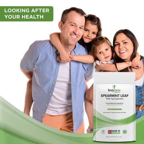 Minze Blatt Kapseln | Hormonhaushalt gesunde Verdauung Nahrungsergänzung 500mg - Bild 7 von 7
