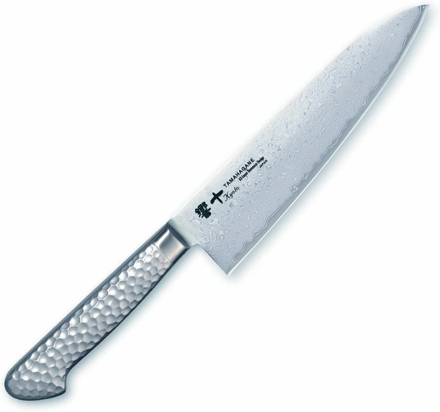 Kataoka KS-1106 KYOTO Damascus Gyuto chef's knife 180 mm Silver