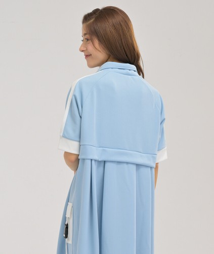 Sanrio Cinnamoroll Half Zip One-Piece Dress Women M Size Japan Limited Cosplay - Picture 6 of 9