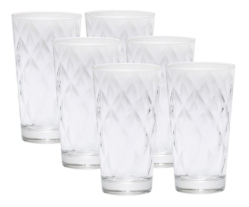 6 Kaffeegläser 370ml Latte Macchiato Teeggläser Kaffeebecher 6 Trinkhalme KALEID - Bild 5 von 5