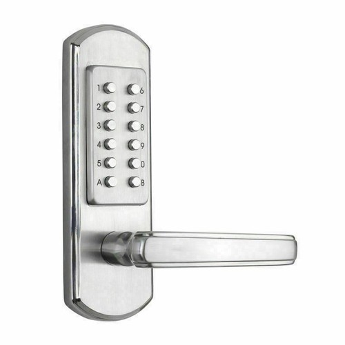 Juego de cerradura de puerta mecánica código digital entrada seguridad contraseña teclado sin llave - Imagen 20 de 21