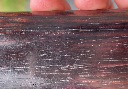 RARE Antique French Snuff Box Wooden Religious Crucifixion Jesus Cross Tobacco - Picture 5 of 16