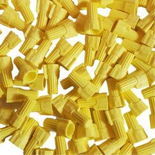 Yellow Wire Connectors Bulk Pack Winged Twist On - Shipped Fast From USA