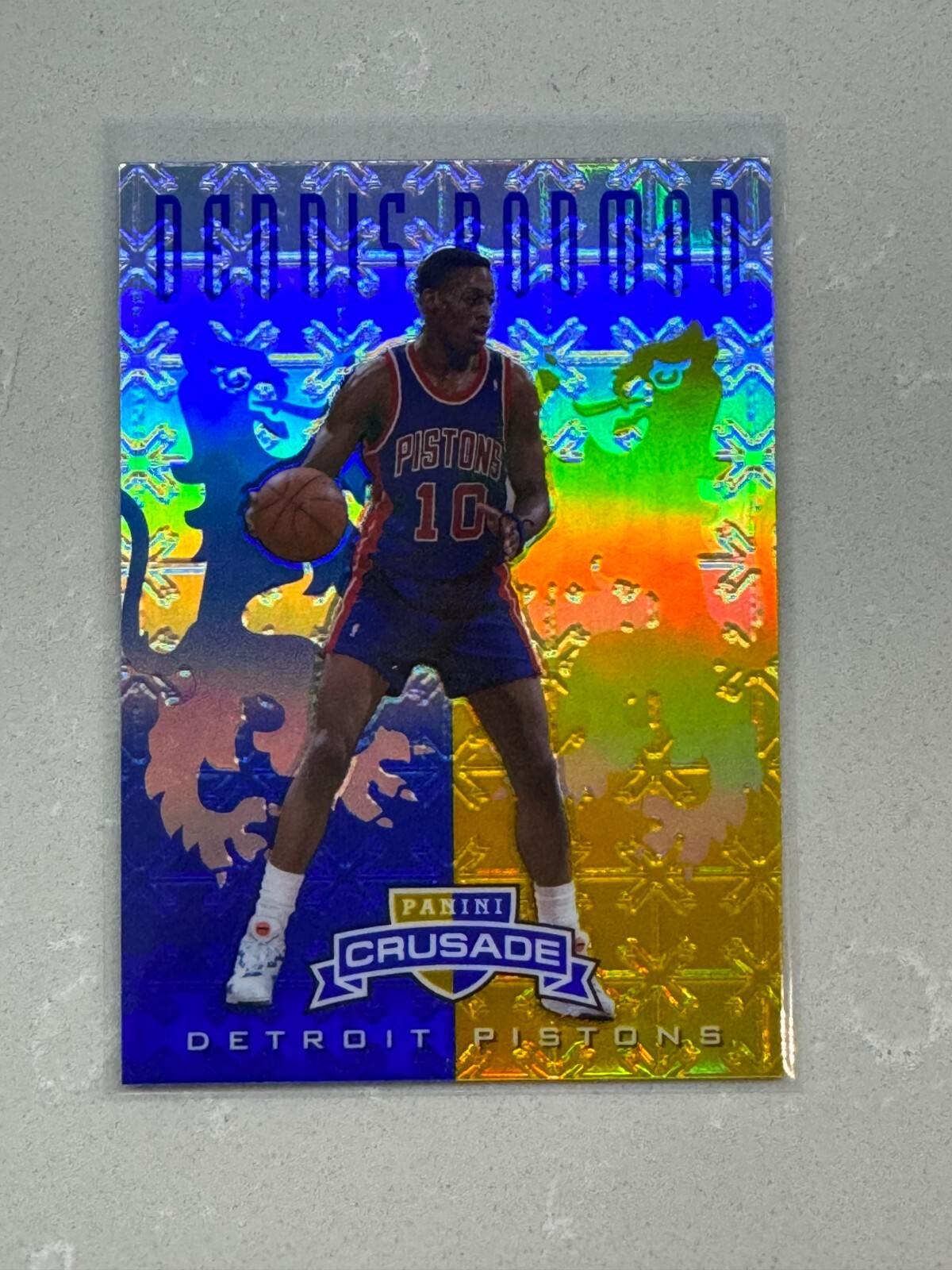 2012-13 Panini Crusade Dennis Rodman Crusade Blue #107 Detroit Pistons