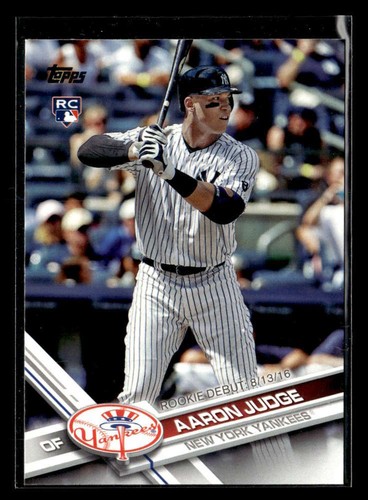 2017 Topps Update Aaron Judge #US99 Rookie Debut New York Yankees U6828