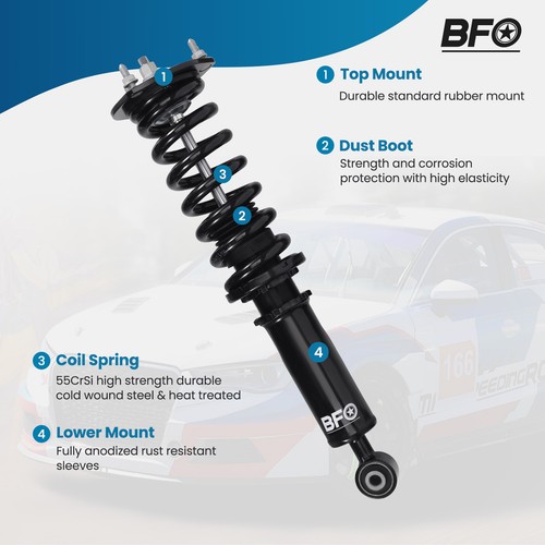 Coilover Kit for Toyota Altezza AS200 GXE10 98-05 Height Adjustable Suspension - Picture 5 of 12