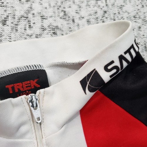 Vintage Trek Saturn Cycling Team Jersey Size L Half Zip - Picture 6 of 19