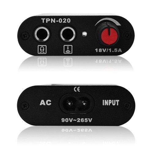 1PC Mini Power Supply Professional Black Metal Power Supply for Machine US Plug - Afbeelding 2 van 12