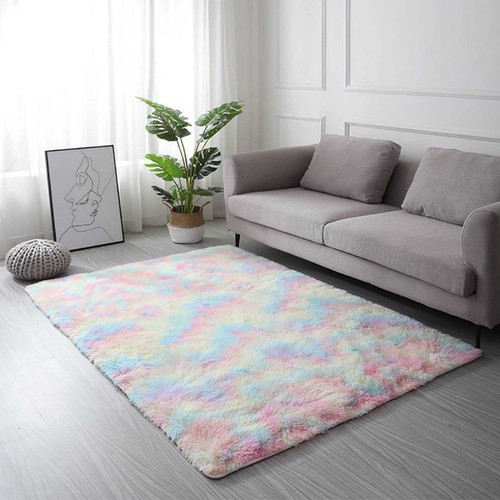 Luxury Fluffy Rug Ultra Soft Shag Carpet Bedroom Living Room Area Rugs Floor Mat - Picture 8 of 10
