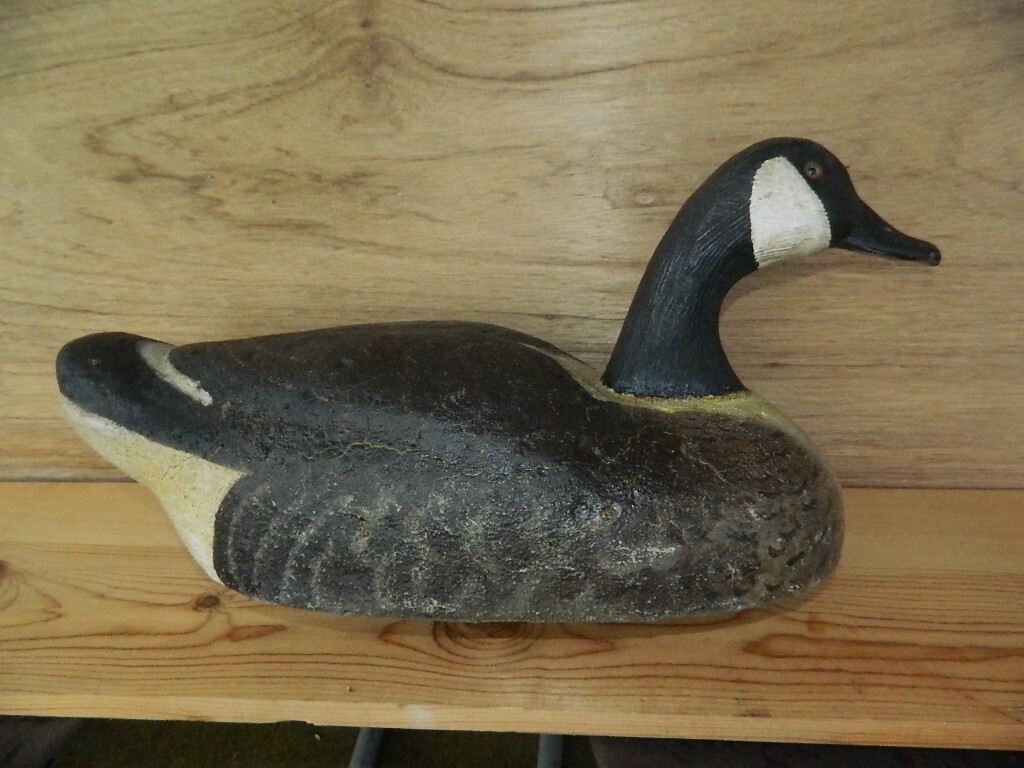 EXCELLENT RARE MAUMEE BAY DUCK DECOY CARVER AL LAWTON CORK & WOODEN