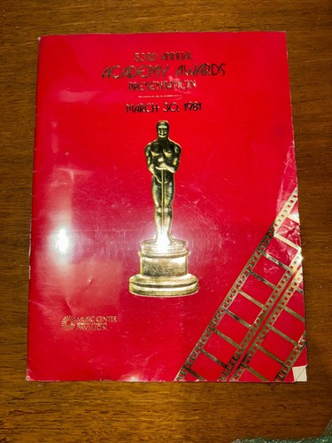 53rd Annual Academy Awards presentation program Vintage Movies March 30th, 1981 - Picture 1 of 4