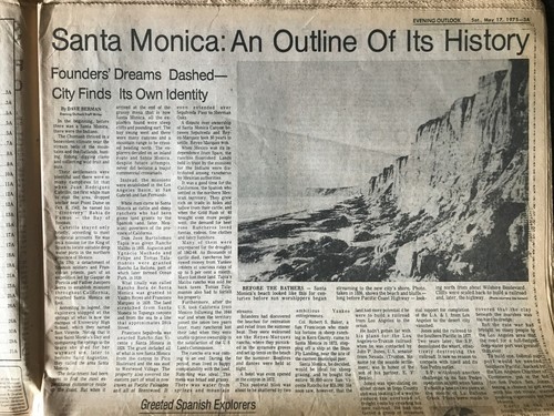 Santa Monica Abendausblick 100 Jahre Jubiläum 17. Mai 1975 4 Teile - Bild 9 von 9