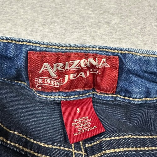Arizona Jean Co Women's/Juniors Denim Jeggings Women's Size 3 Blue - Picture 7 of 9