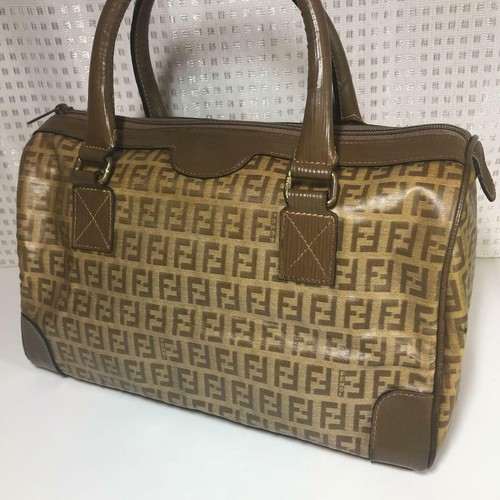 FENDI OLD FENDI Fendi handbag zucchino pattern vin