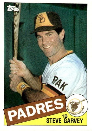 1985 Topps #450 Steve Garvey San Diego Padres