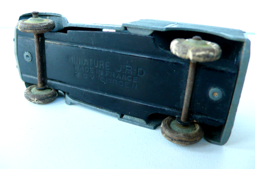 JRD 1/43ème CITROEN 2 CV FOURGONETTE ZAMAC ANNÉES 50/60 ÉTAT DE JEU - Imagen 8 de 8