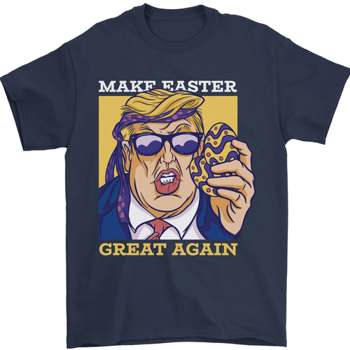 Make Easter Great Again lustiges Donald Trump Herren T-Shirt 100% Baumwolle - Bild 81 von 91