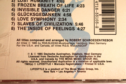 ROBERT SCHROEDER "BRAIN VOYAGER" (CD) Electronica/New Age VG Cond Ships Free - Picture 4 of 5