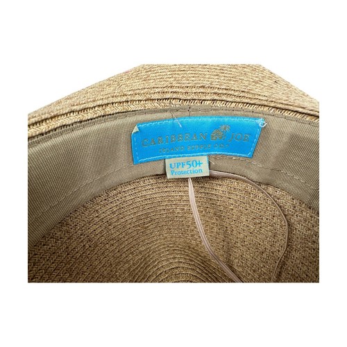 CARIBBEAN JOE Unisex Strohhut verstellbares Band tropische Blumen LSF 50 Freizeit - Bild 10 von 10