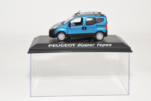B8 1:43 NOREV 479837 PEUGEOT BIPPER TEPEE OUTDOOR METALLIC BLUE MIB - Picture 2 of 18