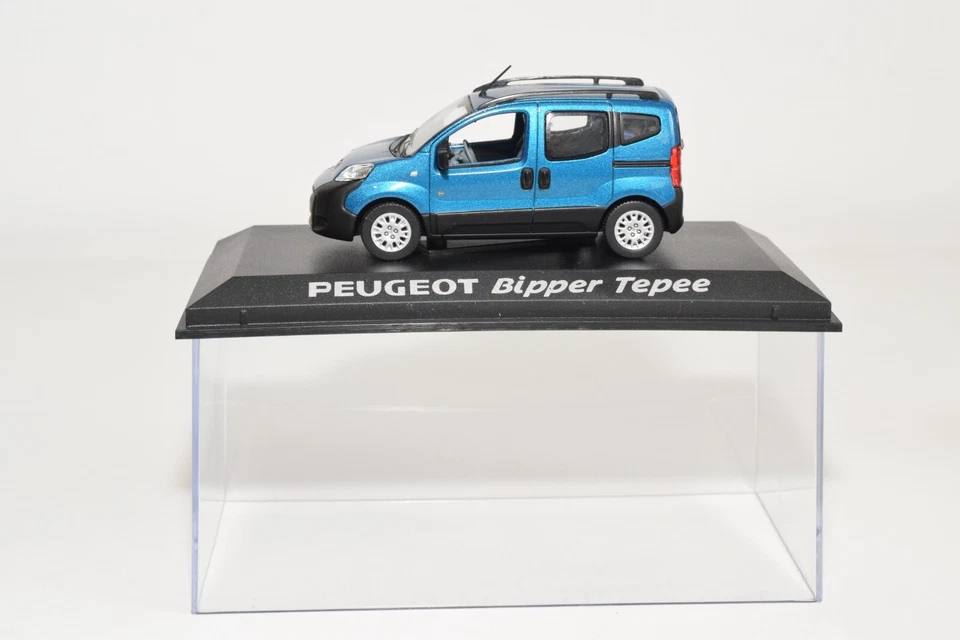 B8 1:43 NOREV 479837 PEUGEOT BIPPER TEPEE OUTDOOR METALLIC BLUE MIB - Photo 2/4