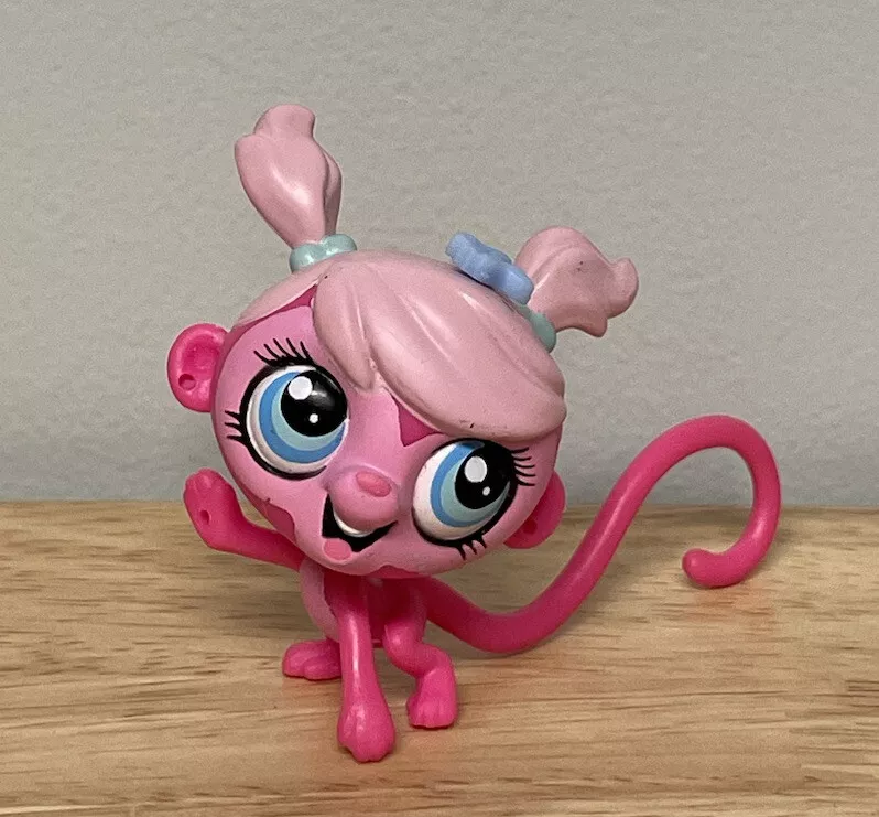 Littlest Pet Shop LPS 3509 Blind Bag Pink Monkey Minka Mark Paint Splashin