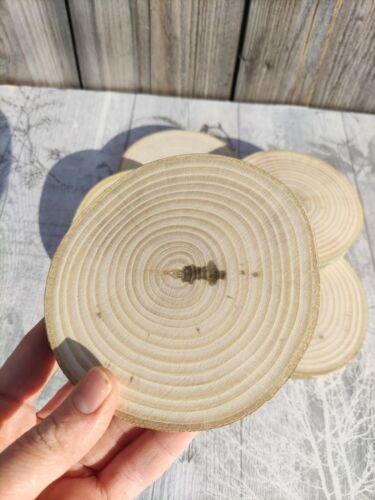 Wooden Slices Crafts 1-23CM LOCAL Wood Log Discs Round Wedding Rustic Coasters - Picture 11 of 51