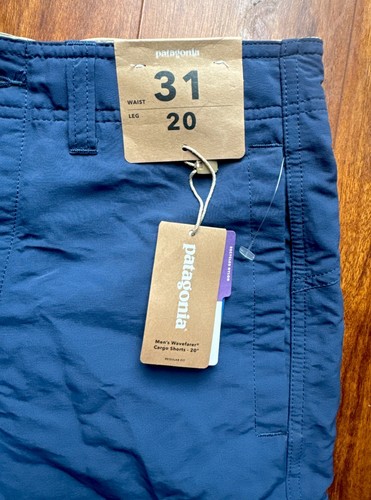 PATAGONIA ~Men’s Wavefarer Cargo Shorts~ Size: 31/20 NEW!! - Picture 2 of 10