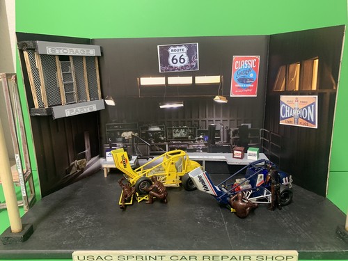 "Diorama artístico a escala 1/24 construido desde cero - ""Tienda de reparación de autos Sprint""" - Imagen 5 de 19