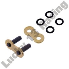 DID Chain 520 ERV7 gold X ring hollow rivet link connection motorcycle joint ZJ