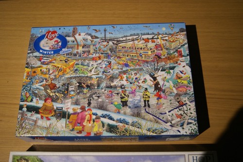 Gibsons I Love Winter + HOP Rescue 2x 1000 piece jigsaw puzzles lifeboat - Bild 3 von 3