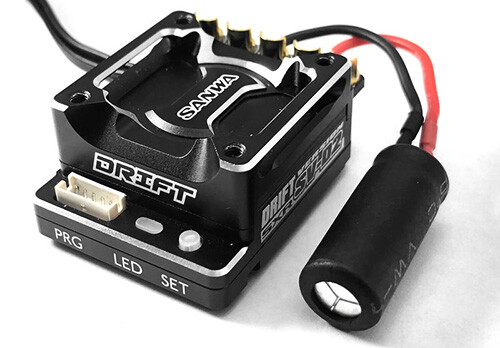 Sanwa SV-D2 Drift Brushless ESC w/SXR Response For 1/10 RC Drift Car #107A54613A - Picture 4 of 6