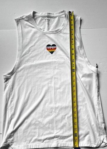 YPB Men’s White Activewear Top Size XS - Picture 13 of 13