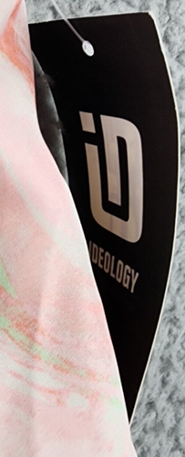 ID IDEOLOGY Scratched Paint Elastic-Waist Shorts Big Girls' 5 Pink Shock Pull-On - Picture 4 of 13