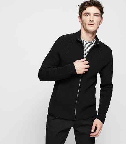Jumper 'Loup' Jacket S Navy New £ Rrp 150 Cardigan Brand PfAwqq