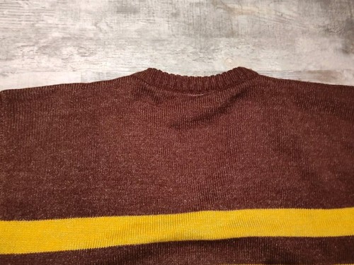 Vintage 70's Saturdays In California Striped V-neck Sweater Size XL - Picture 15 of 15