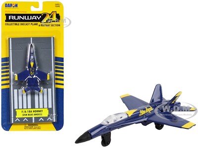 MCDONNELL DOUGLAS F/A-18A HORNET AIRCRAFT US NAVY BLUE ANGELS BY RUNWAY24 RW090