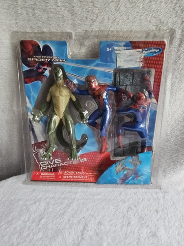 SwimWays The Amazing Spider-Man Tauchfigur Alter 5+ INKLUSIVE Lizard Neu in Verpackung 2011 - Bild 2 von 2