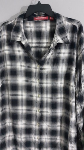 WOMAN'S GLORIA VANDERBILT LONG SLEEVE/ BUTTON DOWN BLOUSE SHIRT.SIZE 3X - Picture 5 of 9