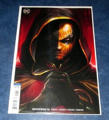 DEATHSTROKE #33 B Francesco Mattina Variant ROBIN BATMAN DC COMIC 2018 NM DADDY