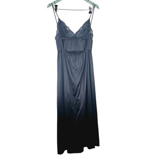 Vintage Rosa Puleo-Szule Lily of France Petite Nighty Riemen schwarz Slipkleid Gr. S - Bild 2 von 9