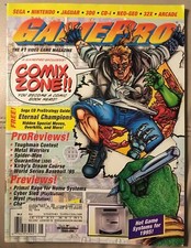 Game Pro Magazine May 1995 Issue 80 Vol 7 #05 Comix Zone/Eternal Champions/Rage