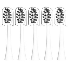 Toothbrush Heads Compatible with Gleem Electric Toothbrush W Shape Design Pla...