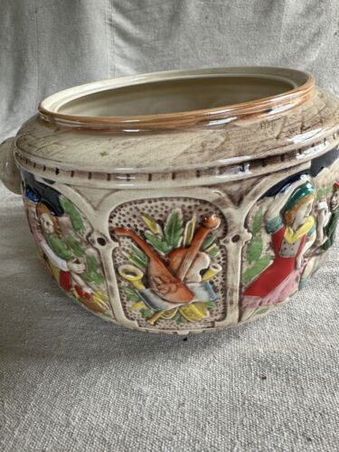 German Punch Bowl Set Large Bowl with 6 Cups Vintage Quality Pieces READ - Picture 13 of 19