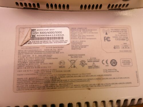 GE 2035598-207 Dash 4000 Patient Monitor - Picture 5 of 6