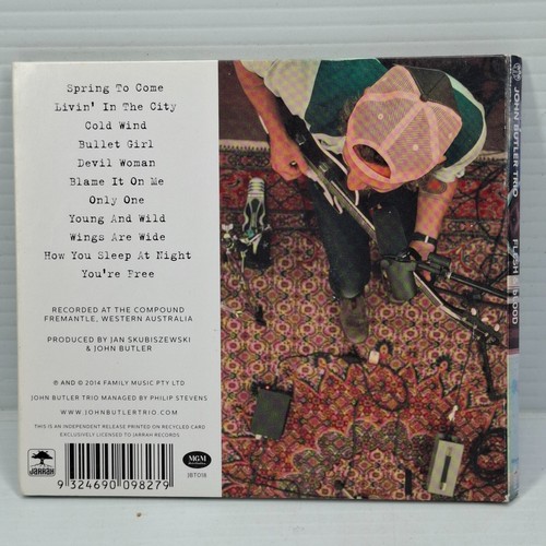 John Butler Trio - Flesh + Blood MUSIC CD OZ SELLER - Picture 2 of 2