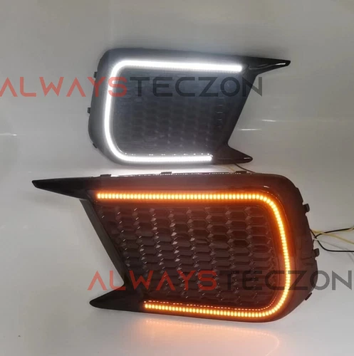LED DRL Daytime Running Light Front Fog Lamp For Subaru WRX STI 2018-2021